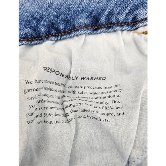 New Frame Le Crop Mini Boot Jeans Womens 24 Bootcut Tide Pool Grind - Picture 9 of 9